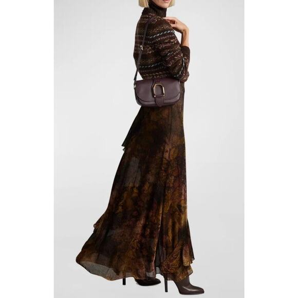 Ralph Lauren Collection Wool Sweater L Fair Isle Crest Cashmere Turtleneck $2490 - Picture 6 of 15